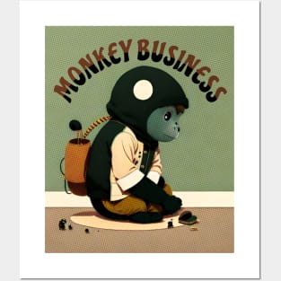 Monkey Business Posters and Art